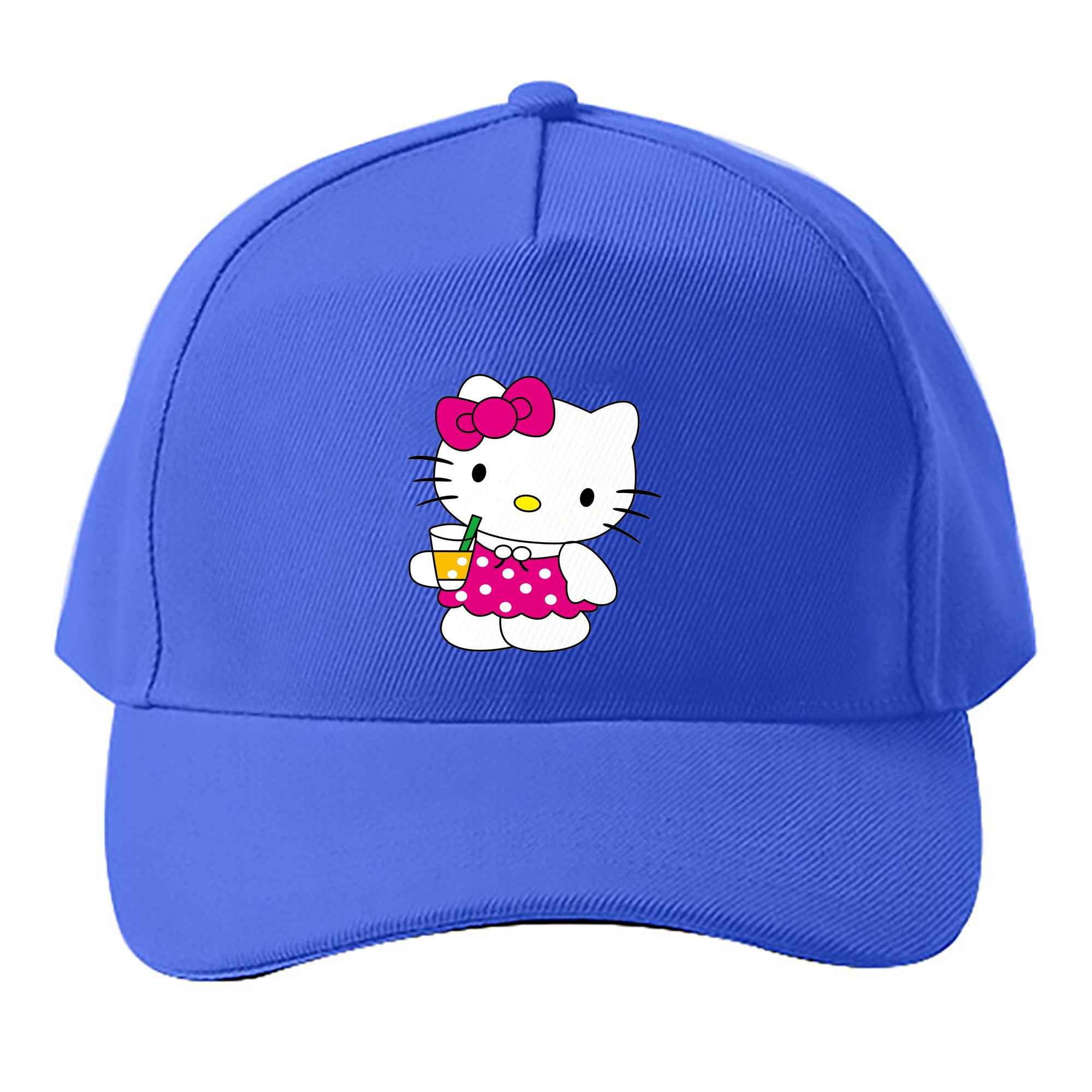 （画像用） Hello Kitty ハローキティ ベースボールキャップ 綿100％ 男女兼用 帽子 スポーツ